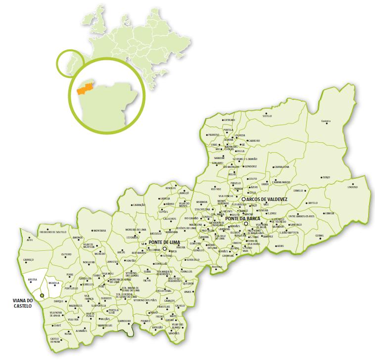 Mapa da Zona de Intervenção